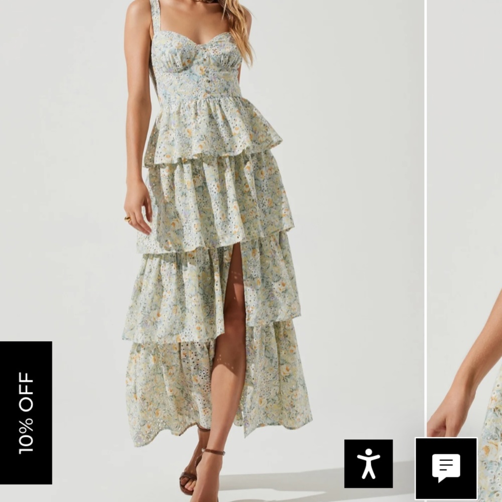 ASTR the Label Midsummer Floral Tiered Dress